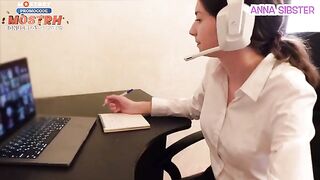 I can give you a blowjob, but I won't cheat on my boyfriend, featuring the stunning Anna Sibster, known for her captivating step-fantasy roles where she often plays the seductive stepsister with a knack for roleplay and dirty talk. Her performance in this