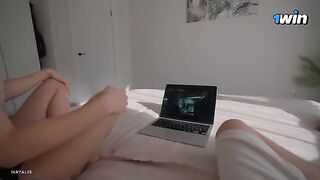 My step sister replaced the series with her pussy while parents were out