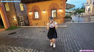A cute stranger from Italy came to me with her famous pepperonni