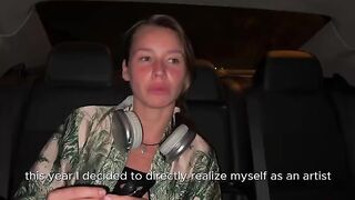 A talented Russian artist made her debut in the porn industry. Her blowjob skills are truly artistic