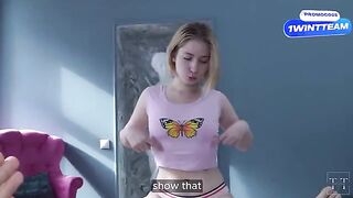 The stepfather punished the daughter for wasting money on blowjob classes