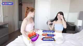 Cute step sisters Sofa Weber and Nicole Murkovski get fucked hard