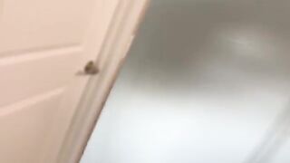 Spying on the Goth step sister with big natural tits is taboo