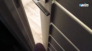 I was spying on my stepsister, and she saw me, so she sucked my dick