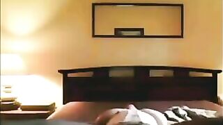 I bought sexy linen and arranged a dance on the bed webcam