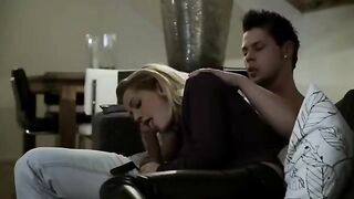 Evening blowjob from a depraved and passionate woman