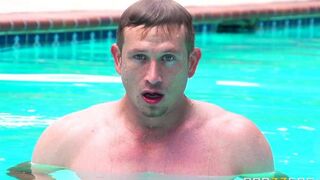 I wanted to soak up the sun and got fucked by the pool