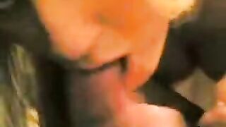 A blowjob from a girlfriend in a homemade video is always exciting