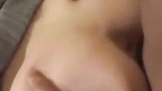 The sister of a naive guy gave her hairy pussy to him for fucking
