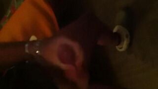 The guy had an incredible time jerking in front of the mirror
