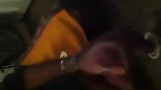The guy had an incredible time jerking in front of the mirror