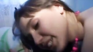 Passionate Russian students have sex right in the hostel room