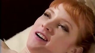 Lesbian sex with two hot nurses using a strap-on dildo to fuck each other hard
