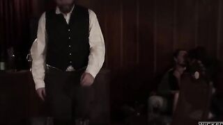 A man fucked in the bar the girl in stockings and pantyhose
