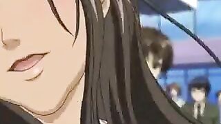 Hentai yoga and spanks with a tricky nymph