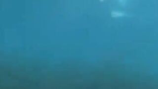 Sex on the bottom of the sea with an aqualangist