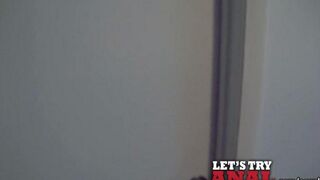Czech blonde Kitty Jane experiences intense anal penetration in a steamy bedroom scene