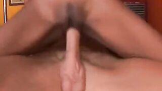 Skinny black girl got fucked by a white cock