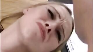 A hand job while getting a dick in the pussy