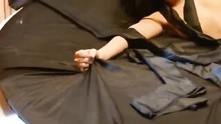 Girl in stockings gets her pussy sucked and fucked hard
