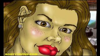 A black adult comic with a lot of sex and fuck scenes