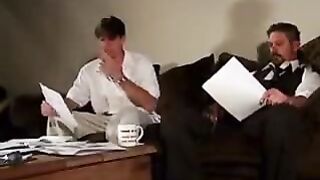 A real incest - his brother made a cumshot in the pussy