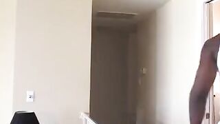 A black guy fucked in his ass white beautiful teen on the couch