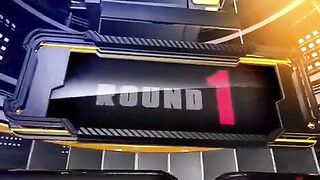 Hard lesbian sex in the ring, featuring a strap-on dildo for added thrill