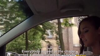 A newlyweds' day started with a blowjob in the car