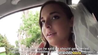 A newlyweds' day started with a blowjob in the car
