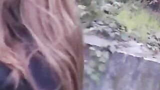 A young girl was picked up at the bus stop and fucked hard