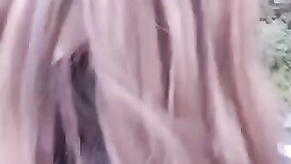 A young girl was picked up at the bus stop and fucked hard