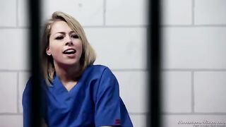 Two girls are having fun without any obstacles in the cell