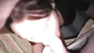 Russian schoolgirl María wars blowjob and footjob