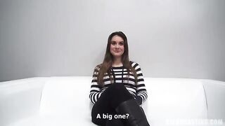 Czech girl ended casting with an agent and got paid well