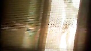 The camera was secretly filming in the fitness club. It worked well