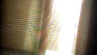 The camera was secretly filming in the fitness club. It worked well