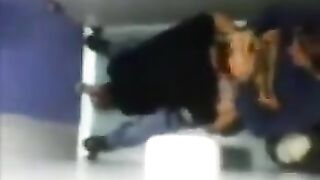 The camera in the toilet shows how gays are sucking cock