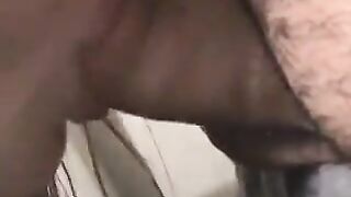 A young girl gets her pussy filled with cum by a mature man