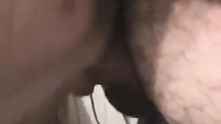 A young girl gets her pussy filled with cum by a mature man
