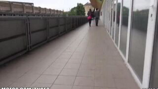 Caught a girl at the station, she’s incredibly sexy and a real professional