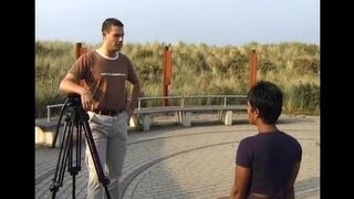 An Indian beauty is fucked by two guys in threesomes