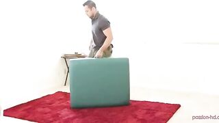 The masseur took advantage of his client and fucked her on the massage table