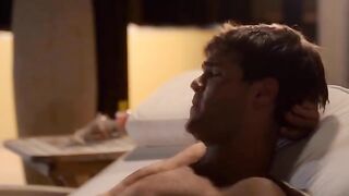 A collection of hot cumshots on the face of Jesse Rogers in HD