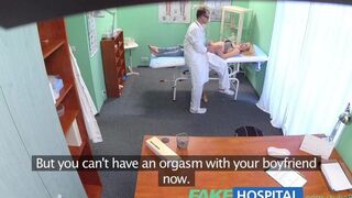 The doctor secretly films the inspection with a hidden camera