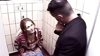 Girl fucked in the toilet of the night club, it was just a fling