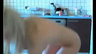 The young man masturbates the virgin in a steamy video chat
