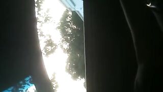 It is more interesting to rub your dick in public places, especially in cars