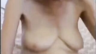 A man fucked his grandmother and finished the video