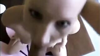 A chick who loved to suck cock deeply and skillfully